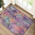 RELEANY Washable Area Rugs 2'x3' Non-Slip Modern Abstract Soft by RELEANY