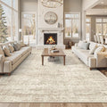 Soalmost Area Rug 10x12 Vintage Washable Living Room Large Carpet Non Slip by Soalmost