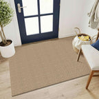 KOZYFLY Washable 3x4 Woven Entry Area Rug, Braided Throw Rugs by KOZYFLY