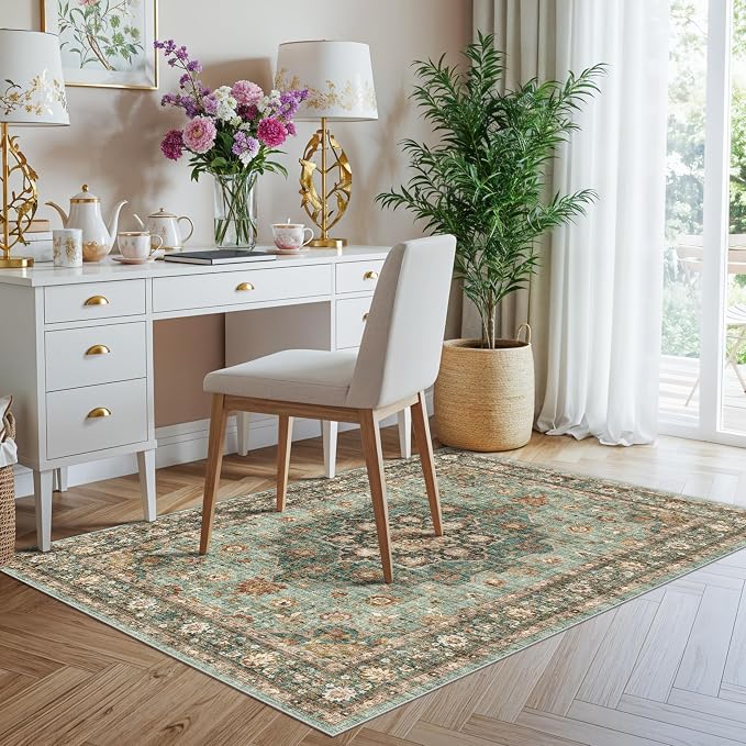 TOPRUUG Green Entryway 3x4 Rug - Image 6