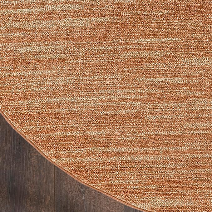 Nourison Home Nourison Essentials Rust 6' x Round Area Rug - Image 7