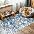 Runners for Hallways Ultra Non-Slip 2x4 Washable Kitchen Rug Abstract Tear and by TTelephant