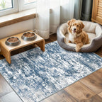 Runners for Hallways Ultra Non-Slip 2x4 Washable Kitchen Rug Abstract Tear and by TTelephant