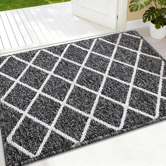 Finchitty Indoor Door Mat, Dirt Resistant and Absorbent, Low-Profile, Washable by Finchitty
