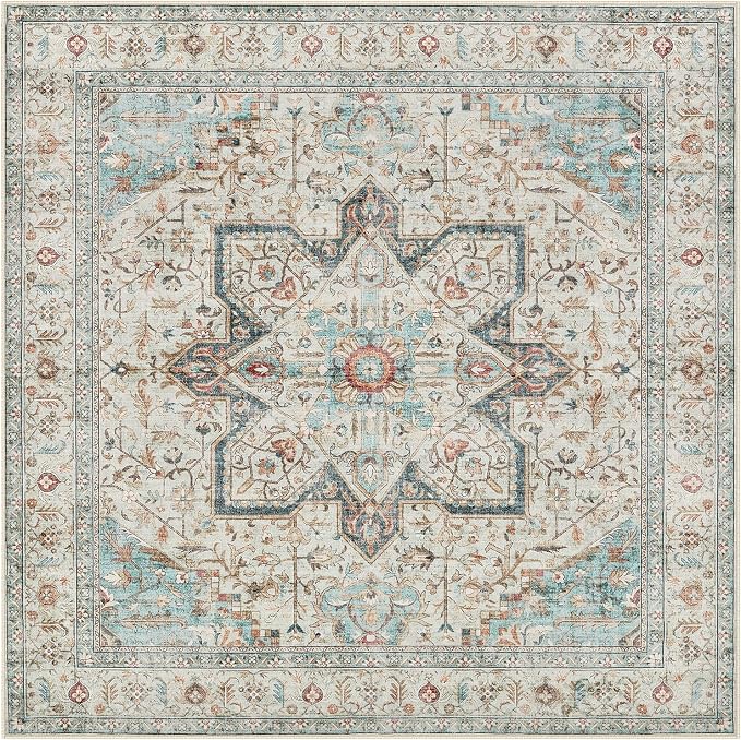 Tortania 8' Square Area Rug Living Room Rugs - Image 9