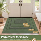 BEQHAUSE Indoor Door Mat 32" x 48", Dirt Trapper Door Mats Non-Slip Entryway - Image 2