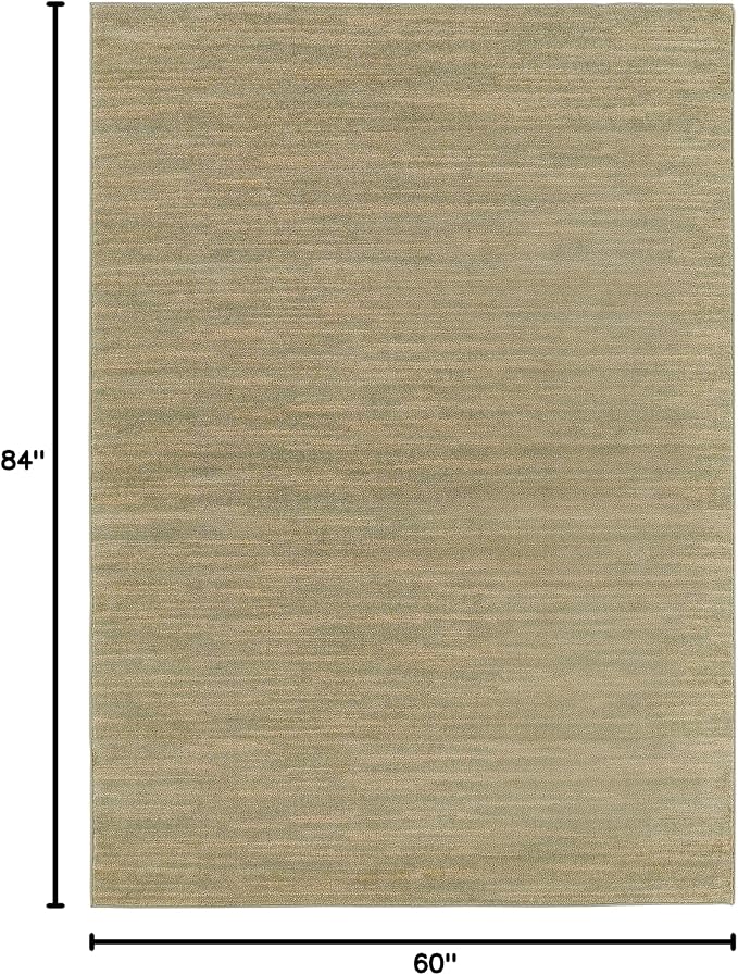 Nourison Home Nourison Essentials Green Gold 5' x 7' Area Rug - Image 2