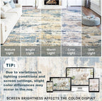 Area Rugs 5x7 Living Room: Large Soft Washable Rug Modern Abstract Anti-Skid - Image 10