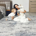 DMOYEST 7x9 Area Rugs for Living Room, Washable Large Abstract Rug, Non Slip - Image 7