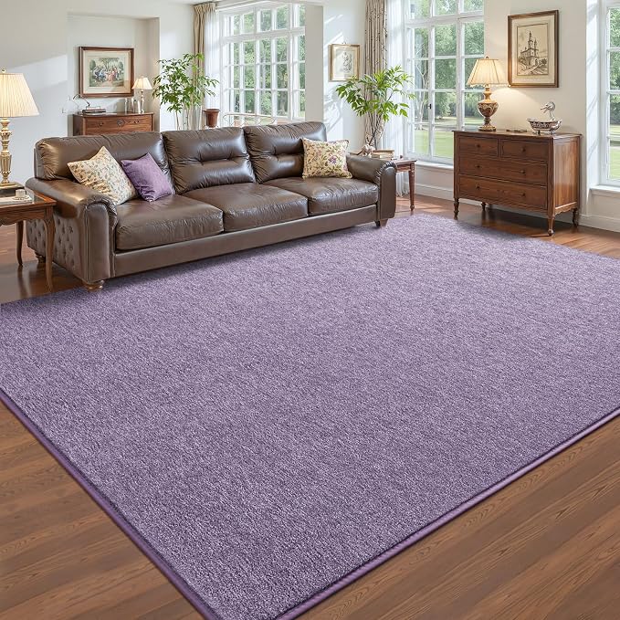 Pettop 6x9 Light Purple Area Rugs by Pettop