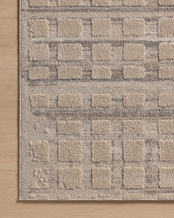 Loloi Amber Lewis Monty Collection MOT-06 Pebble/Beige 9'-2" x 13', .50" Pile - Image 7
