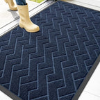 OLANLY Front Door Mat Indoor Outdoor Entrance, Waterproof All-Season, by OLANLY