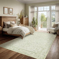 Light Green Nursery Rug Boy Girl 6x9 Area Rugs Washable Non Slip Low Pile Soft by BILEEHOME