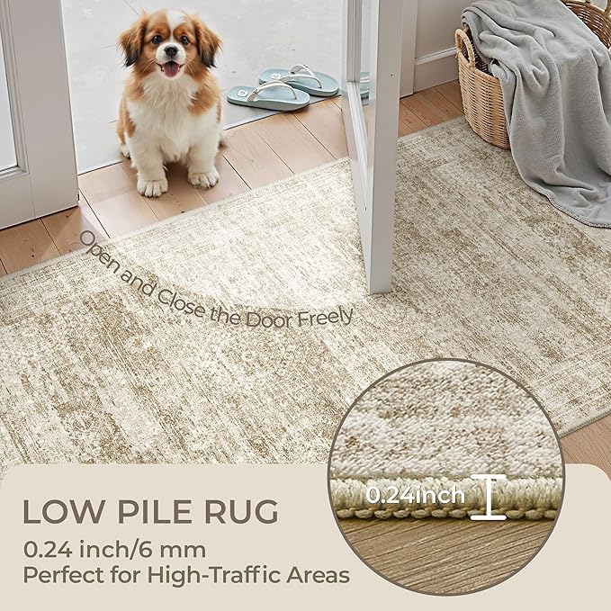 Washable Runner Rug 2.5x14, Non-Slip Long Hallway Runner - Image 6