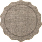 GarveeHome Scalloped Washable Round Rugs, Non-Slip Soft Round Rug 4ft Ultra-Thin - Image 9