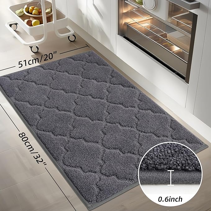 COSY HOMEER Kitchen Rugs Washable Non Slip Kitchen Mats - Image 2