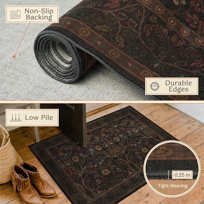 Washable Hallway Runner Rug 2'6"x8' - Image 5