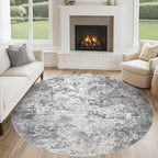UERMEI 6ft Round Area Rug Living Room Rugs by UERMEI