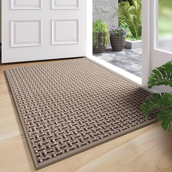 YDKGL Door Mat 31x47, Dirt Resistant and Absorbent, Non-Slip Rubber Backing by YDKGL