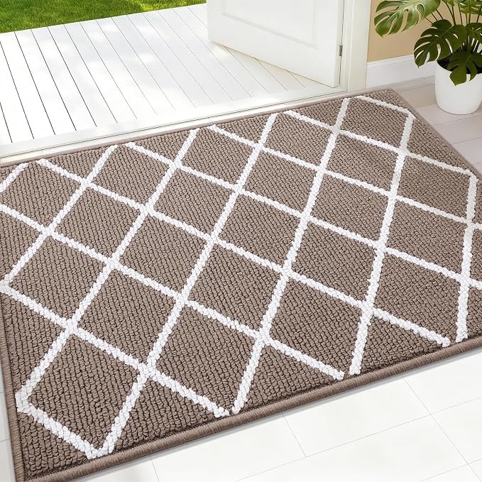 Finchitty Indoor Door Mat, Dirt Resistant and Absorbent, Low-Profile, Washable by Finchitty