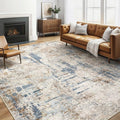6x8Ft Area Rug Washable Rugs: Living Room Large Abstract Modern Soft Stain by LOONGRUG
