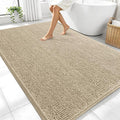 OLANLY Large Bathroom Rugs 70x46, Extra Soft Absorbent Chenille Bath Rugs by OLANLY