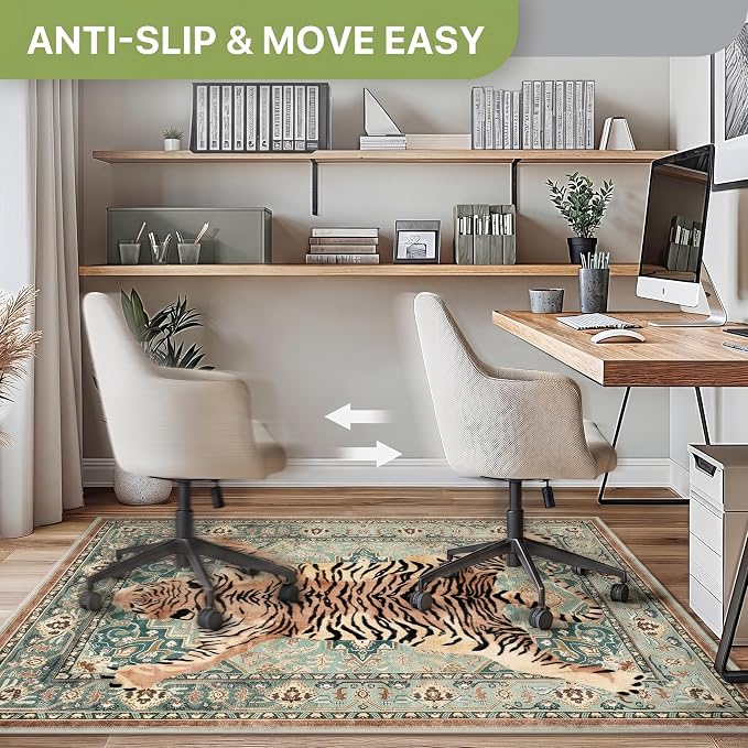 48"x72" Office Chair Mat for Hardwood Tile Floor, Under Desk Carpet Protector - Image 4