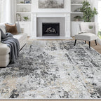 8x10 Area Rugs for Living Room Rug Washable: Abstract Large Rug for Dining Room by Aelenmu