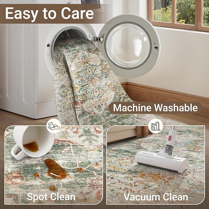 befbee Washable Rug 8x10 Area Rugs - Image 5