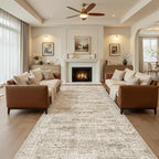 Soalmost 4x12 Wide Hallway Runners: Washable 12ft Runner Rug by Soalmost