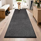PURRUGS Dirt Trapping Door Mat 31.5" x 70", Non-Slip Machine Washable Entryway by PURRUGS