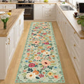 DUKINO 2x8 Runner Rug for Hallway, Washable Kitchen Runner Rug by DUKINO