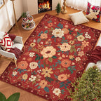 DUKINO 5x7 Area Rug, Floral Rugs - Image 6