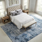 Washable Area Rug, Stain-Resistant & Pet-Friendly, 0.26 Inch Low Pile Carpet - Image 2