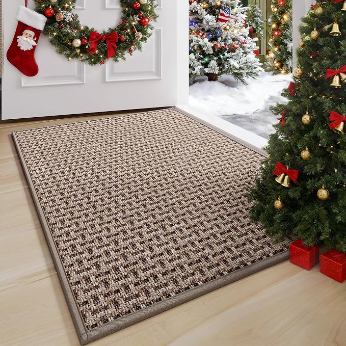 YDKGL Door Mat Entrance 24x35, Dirt Resistant and Absorbent, Non-Slip Rubber - Image 9