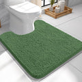 OLANLY Toilet Rugs U-Shaped 24x24, Extra Soft Absorbent Chenille Contour by OLANLY