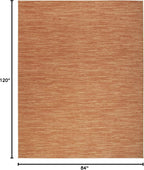 Nourison Home Nourison Essentials Rust 7' x 10' Area Rug - Image 2