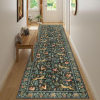 DUKINO 3x12 Runner Rug, Non Slip Animal Print Runner Rug - Image 6