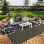 GENIMO Outdoor Rug for Patio Clearance, Lightweight Waterproof RV Camping Mat - Image 4