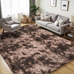 Area Rug for Living Room Bedroom: 5x7 Soft Fluffy Shag Upgrade Non-Slip High - Image 3