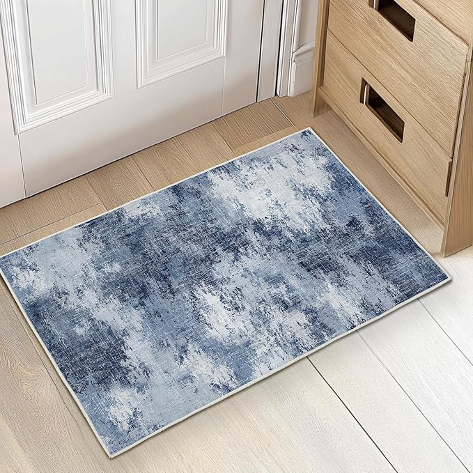 Washable Entry Rug, 2x3 Modern Abstract Rug by AMADAHOMEFURNISHING