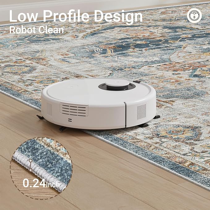 befbee 5x7 Area Rugs for Living Room, Stain Resistant Washable Rug, Non-Slip - Image 4