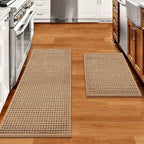 eqivei Kitchen Rugs and Mats Non Skid Washable Set of 2 PCS, Absorbent Runner by Eqivei