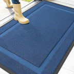 OLANLY Front Door Mat Indoor Outdoor Entrance, Waterproof All-Season, by OLANLY