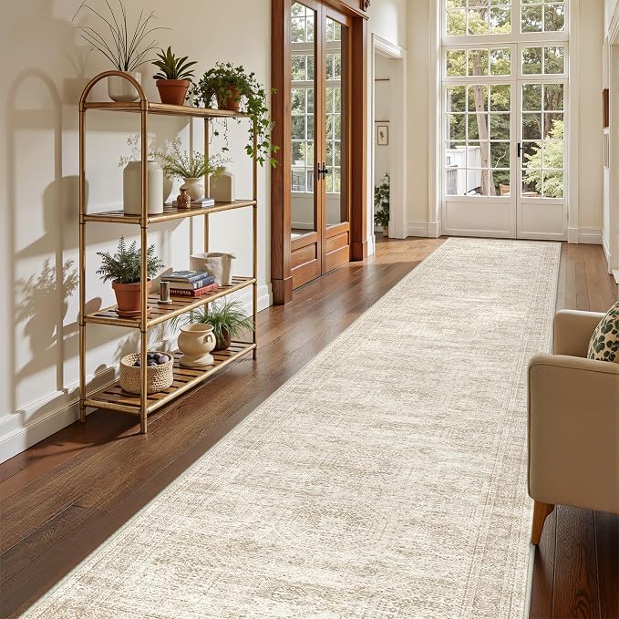 3x16 Washable Runner Rug for Hallway, Non-Slip Long Hallway Runner for Entryway - Image 3