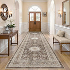 Vintage Hallway Runner Rug 3x12: Large Soft Washable Entryway by COTILED