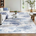 Washable Rug 6x9, Abstract Morden Soft Area Rug, Non-Slip Low Pile Rugs by Yarooge