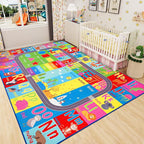 HOMORE Kids Rug, 9x12 Large Educational Rugs - Image 5