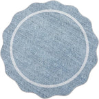 GarveeHome Scalloped Round Washable Rug, Soft Modern Round Rugs 5ft Circle - Image 9