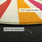 STARUIA Boho Washable Rug 3'x5' Kids Area Rug - Image 5